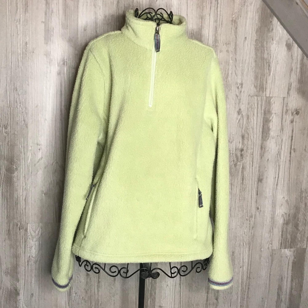 L.L. Bean Polartec Fleece 1/4 Zip Pullover Large